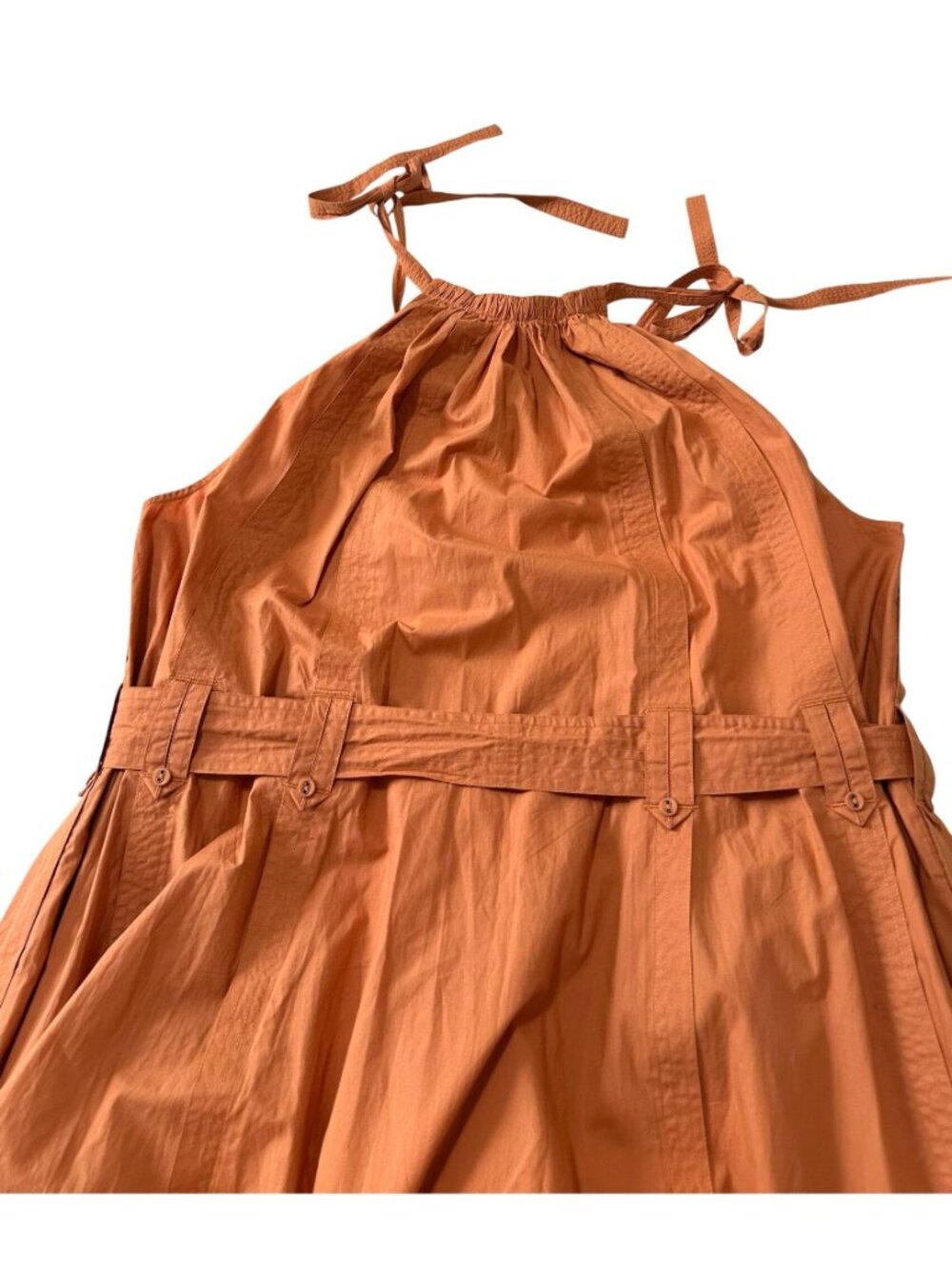 Ulla Johnson Joni Dress Clay Halter Midi Dress Cotton NWT Size 6 - Picture 8 of 14